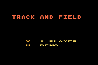 Track and Field Title Screen